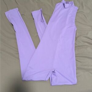 Lavender Sleeveless Jumpsuit